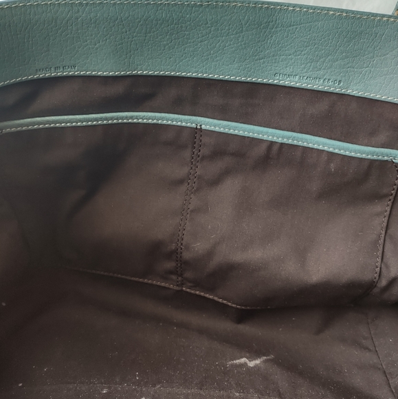 Tod's Handbag Purse Pebbled Leather Mint Green - Picture 5 of 8